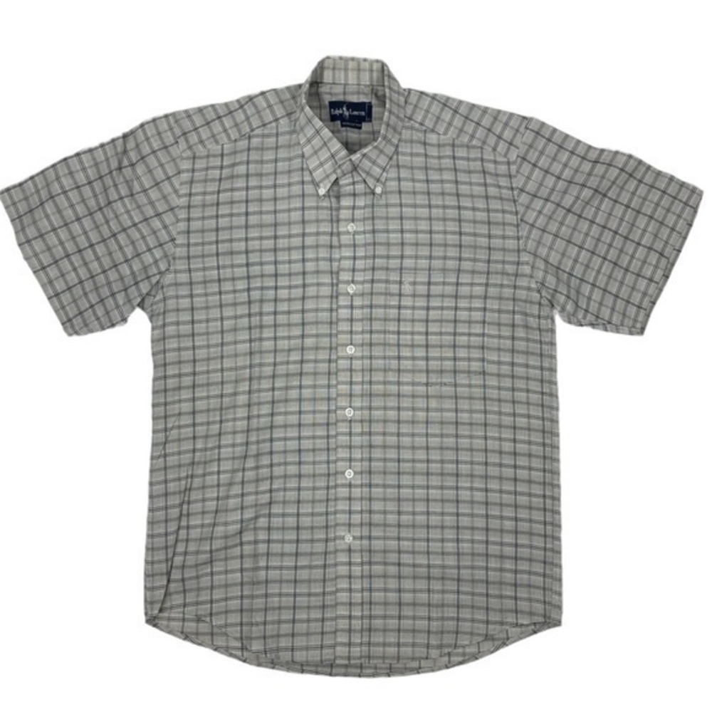 Ralph Lauren Men Shirt Short Sleeve | Size 16 - 33 | Gray